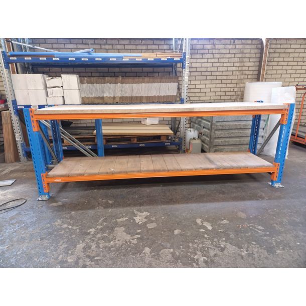 Stow werkbank - 2900 x 700 x 1000 mm (bxdxh) - 2 niveaus - gebruikt