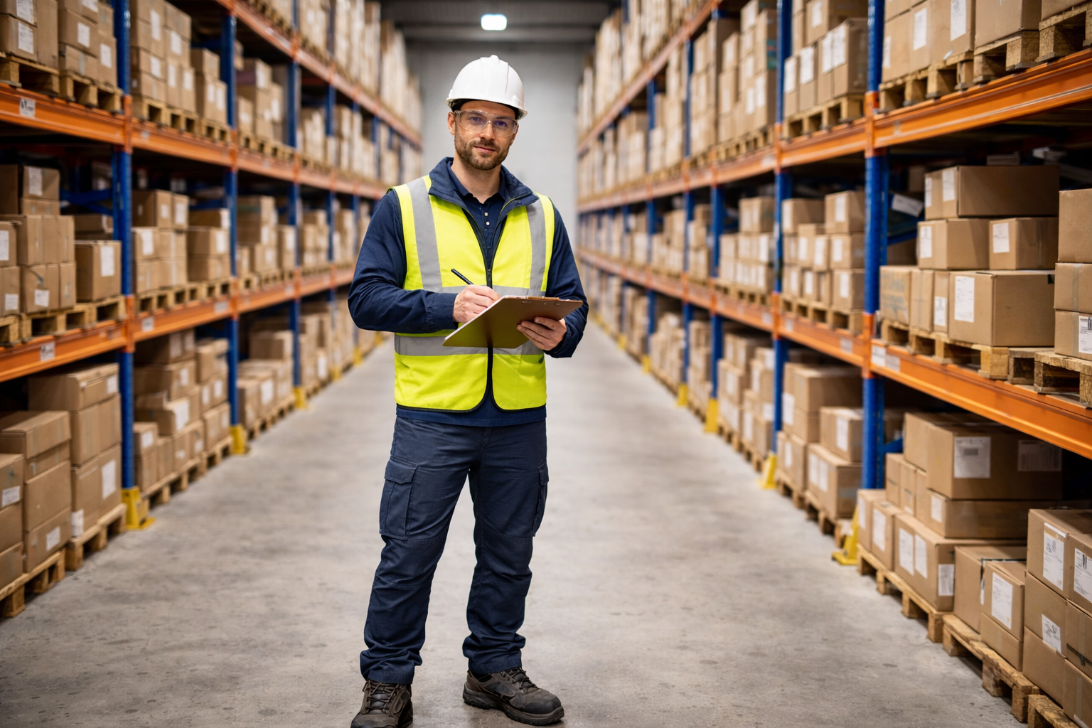 Persoonlijke beschermingsmiddelen (PBM) in het magazijn