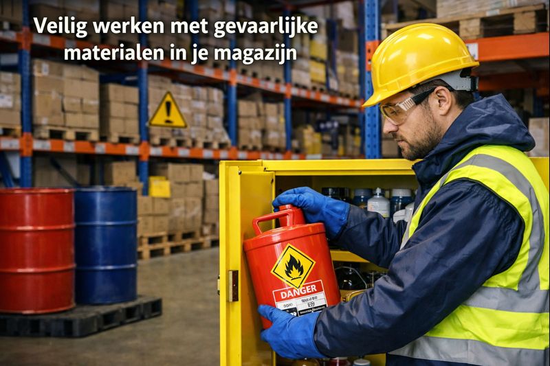 Veilig werken met gevaarlijke materialen in je magazijn