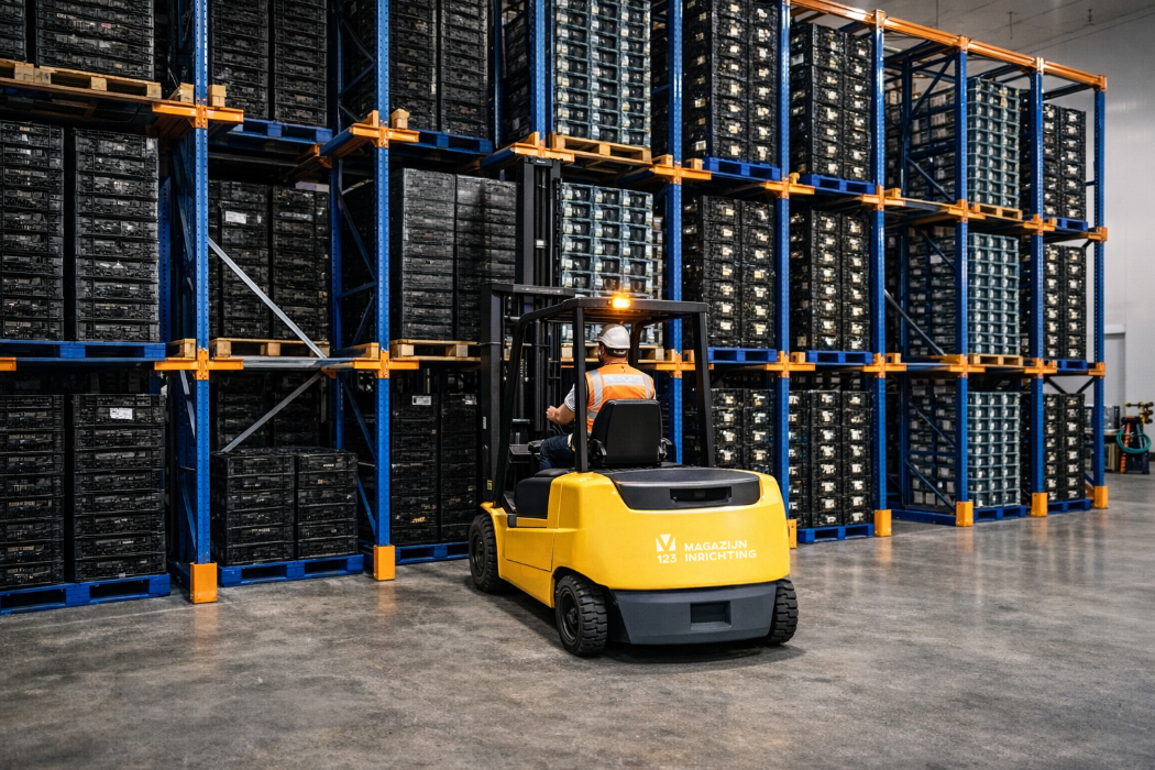 Verschillen tussen palletstelling, inrijstelling en doorrijstelling
